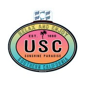 USC Trojans In the Water Palms Sticker